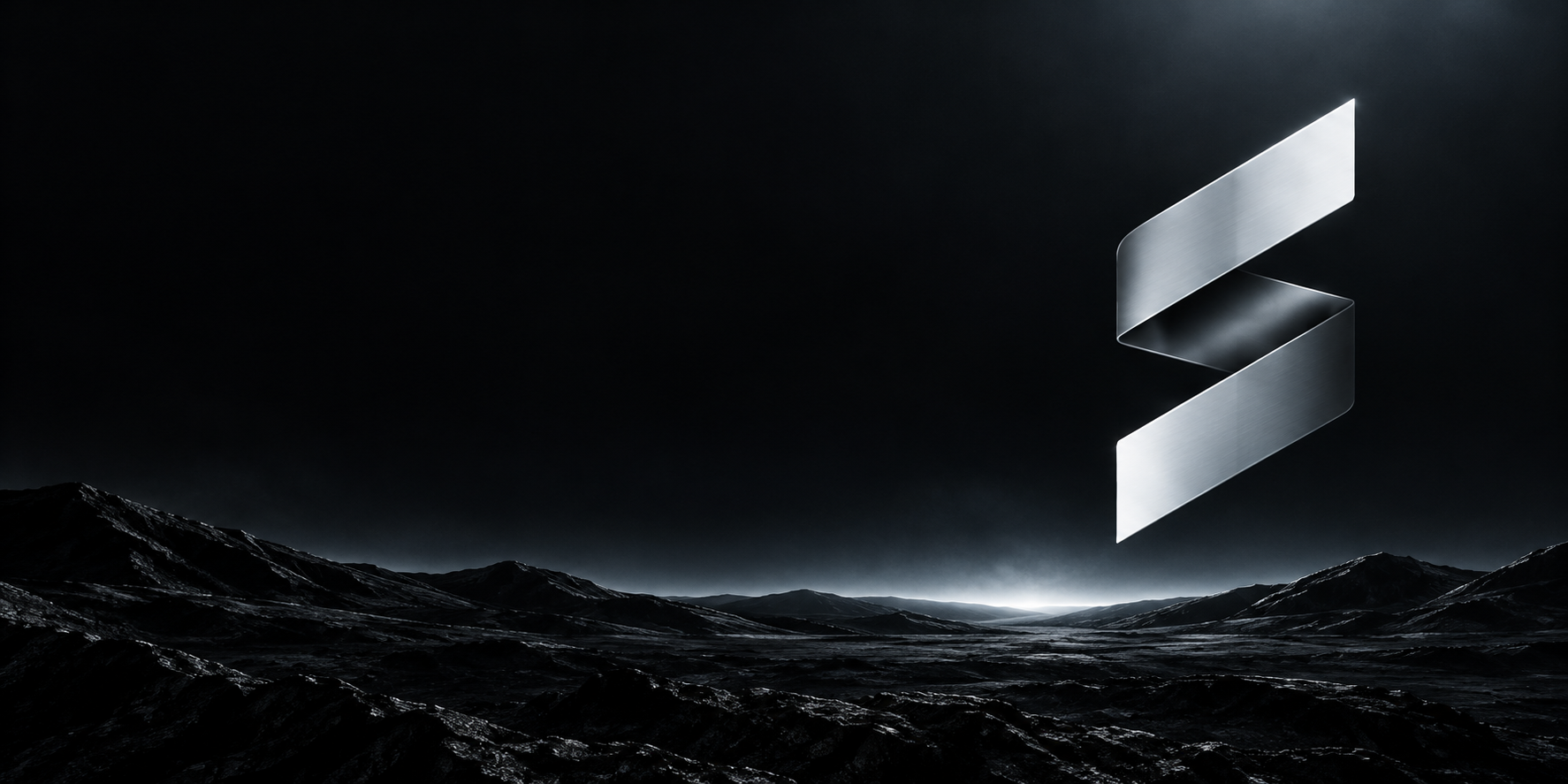 The silver SubLiquid ribbon above a dark horizon